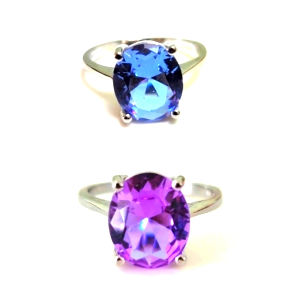 Naturally Color Changing Alexandrite Ring